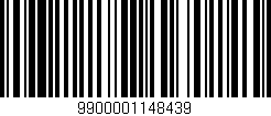 Código de barras (EAN, GTIN, SKU, ISBN): '9900001148439'