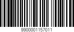 Código de barras (EAN, GTIN, SKU, ISBN): '9900001157011'