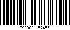 Código de barras (EAN, GTIN, SKU, ISBN): '9900001157455'