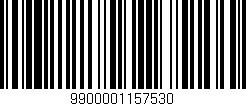 Código de barras (EAN, GTIN, SKU, ISBN): '9900001157530'