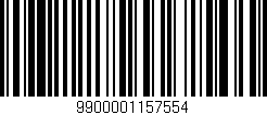 Código de barras (EAN, GTIN, SKU, ISBN): '9900001157554'