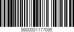 Código de barras (EAN, GTIN, SKU, ISBN): '9900001177095'