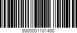 Código de barras (EAN, GTIN, SKU, ISBN): '9900001191480'