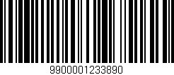 Código de barras (EAN, GTIN, SKU, ISBN): '9900001233890'