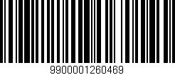 Código de barras (EAN, GTIN, SKU, ISBN): '9900001260469'