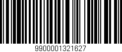 Código de barras (EAN, GTIN, SKU, ISBN): '9900001321627'