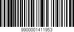 Código de barras (EAN, GTIN, SKU, ISBN): '9900001411953'