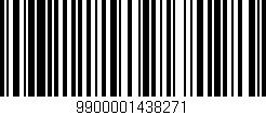 Código de barras (EAN, GTIN, SKU, ISBN): '9900001438271'
