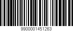 Código de barras (EAN, GTIN, SKU, ISBN): '9900001451263'