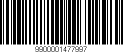 Código de barras (EAN, GTIN, SKU, ISBN): '9900001477997'