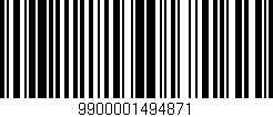Código de barras (EAN, GTIN, SKU, ISBN): '9900001494871'