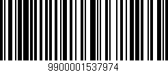 Código de barras (EAN, GTIN, SKU, ISBN): '9900001537974'
