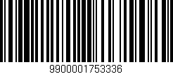 Código de barras (EAN, GTIN, SKU, ISBN): '9900001753336'