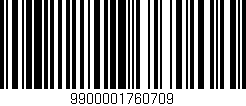 Código de barras (EAN, GTIN, SKU, ISBN): '9900001760709'