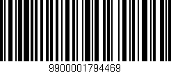 Código de barras (EAN, GTIN, SKU, ISBN): '9900001794469'