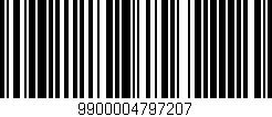Código de barras (EAN, GTIN, SKU, ISBN): '9900004797207'