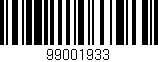 Código de barras (EAN, GTIN, SKU, ISBN): '99001933'