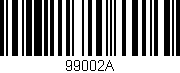 Código de barras (EAN, GTIN, SKU, ISBN): '99002A'