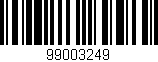 Código de barras (EAN, GTIN, SKU, ISBN): '99003249'