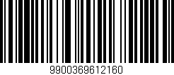 Código de barras (EAN, GTIN, SKU, ISBN): '9900369612160'