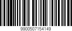 Código de barras (EAN, GTIN, SKU, ISBN): '9900507154149'