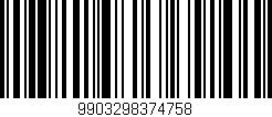 Código de barras (EAN, GTIN, SKU, ISBN): '9903298374758'