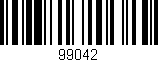 Código de barras (EAN, GTIN, SKU, ISBN): '99042'