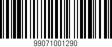 Código de barras (EAN, GTIN, SKU, ISBN): '99071001290'