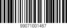 Código de barras (EAN, GTIN, SKU, ISBN): '99071001467'