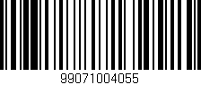 Código de barras (EAN, GTIN, SKU, ISBN): '99071004055'