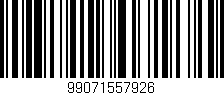 Código de barras (EAN, GTIN, SKU, ISBN): '99071557926'