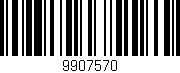 Código de barras (EAN, GTIN, SKU, ISBN): '9907570'