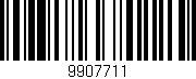 Código de barras (EAN, GTIN, SKU, ISBN): '9907711'