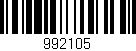 Código de barras (EAN, GTIN, SKU, ISBN): '992105'