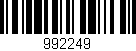 Código de barras (EAN, GTIN, SKU, ISBN): '992249'
