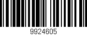 Código de barras (EAN, GTIN, SKU, ISBN): '9924605'