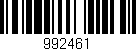 Código de barras (EAN, GTIN, SKU, ISBN): '992461'