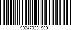 Código de barras (EAN, GTIN, SKU, ISBN): '9924732819031'