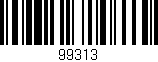 Código de barras (EAN, GTIN, SKU, ISBN): '99313'