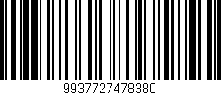 Código de barras (EAN, GTIN, SKU, ISBN): '9937727478380'