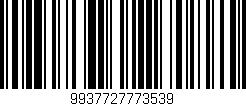 Código de barras (EAN, GTIN, SKU, ISBN): '9937727773539'