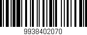 Código de barras (EAN, GTIN, SKU, ISBN): '9938402070'