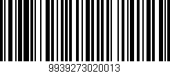 Código de barras (EAN, GTIN, SKU, ISBN): '9939273020013'