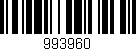 Código de barras (EAN, GTIN, SKU, ISBN): '993960'