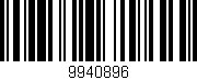 Código de barras (EAN, GTIN, SKU, ISBN): '9940896'