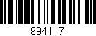 Código de barras (EAN, GTIN, SKU, ISBN): '994117'