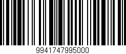 Código de barras (EAN, GTIN, SKU, ISBN): '9941747995000'