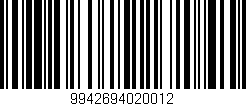 Código de barras (EAN, GTIN, SKU, ISBN): '9942694020012'