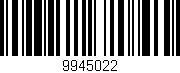 Código de barras (EAN, GTIN, SKU, ISBN): '9945022'
