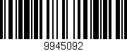 Código de barras (EAN, GTIN, SKU, ISBN): '9945092'